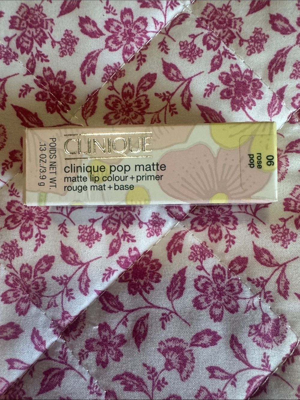 Clinique Pop Matte Lip Colour + Primer — Rose Pop Pink